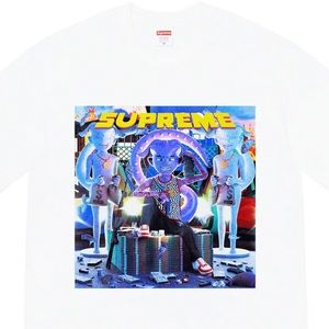Supreme Richest Tee Large Brand New